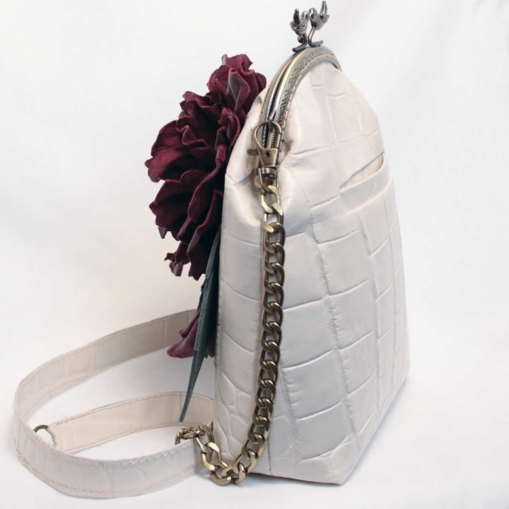 borsetta in pelle donna fatta a mano made in Italy